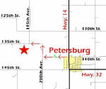 Link to larger view of location of events
